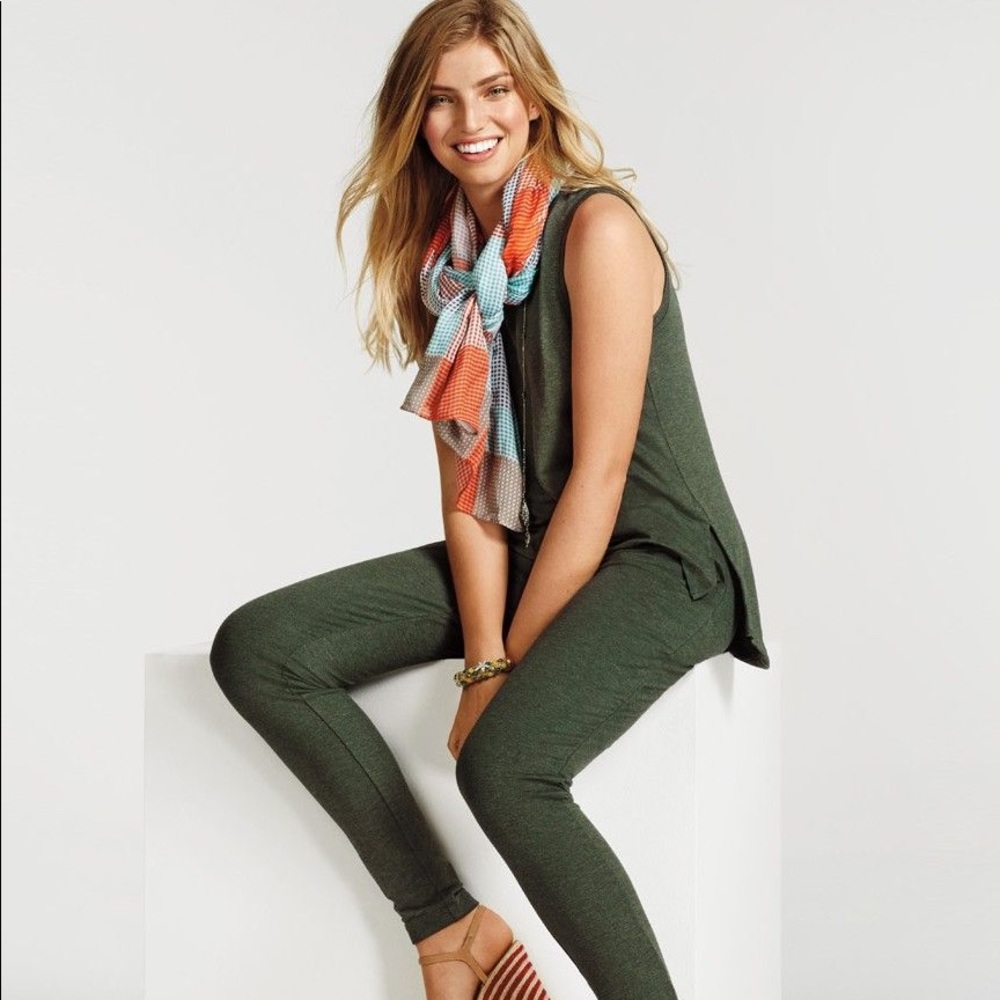 Cabi green jumpsuit
